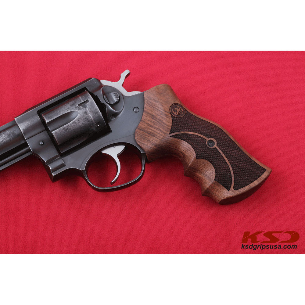 KSD Brand Ruger GP100, Turkish Walnut Grips