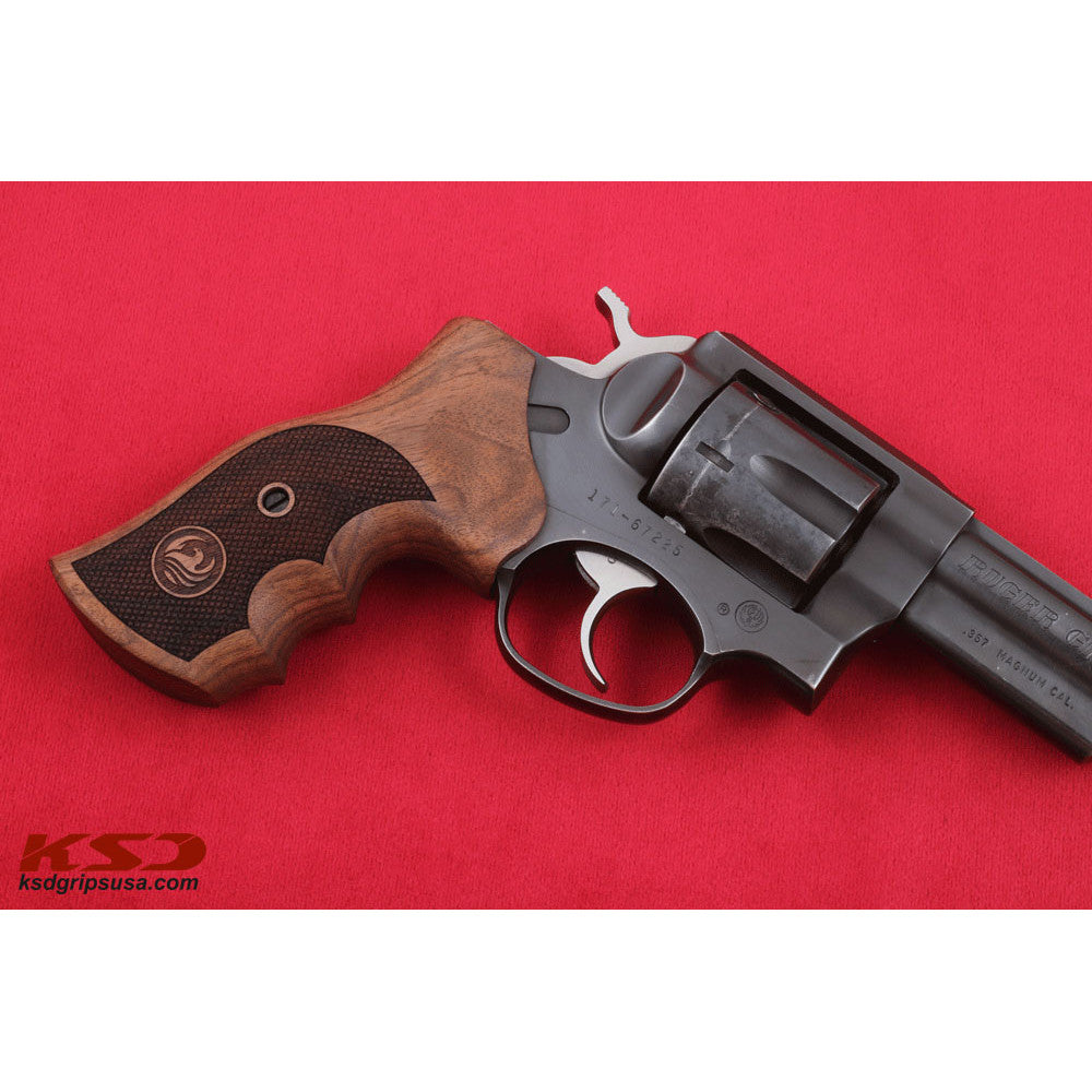 KSD Brand Ruger GP100, Turkish Walnut Grips