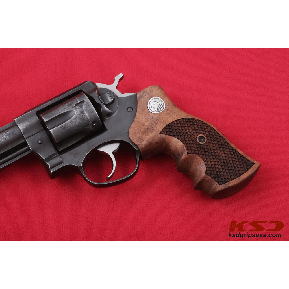 KSD Brand Ruger GP100, Turkish Walnut Grips