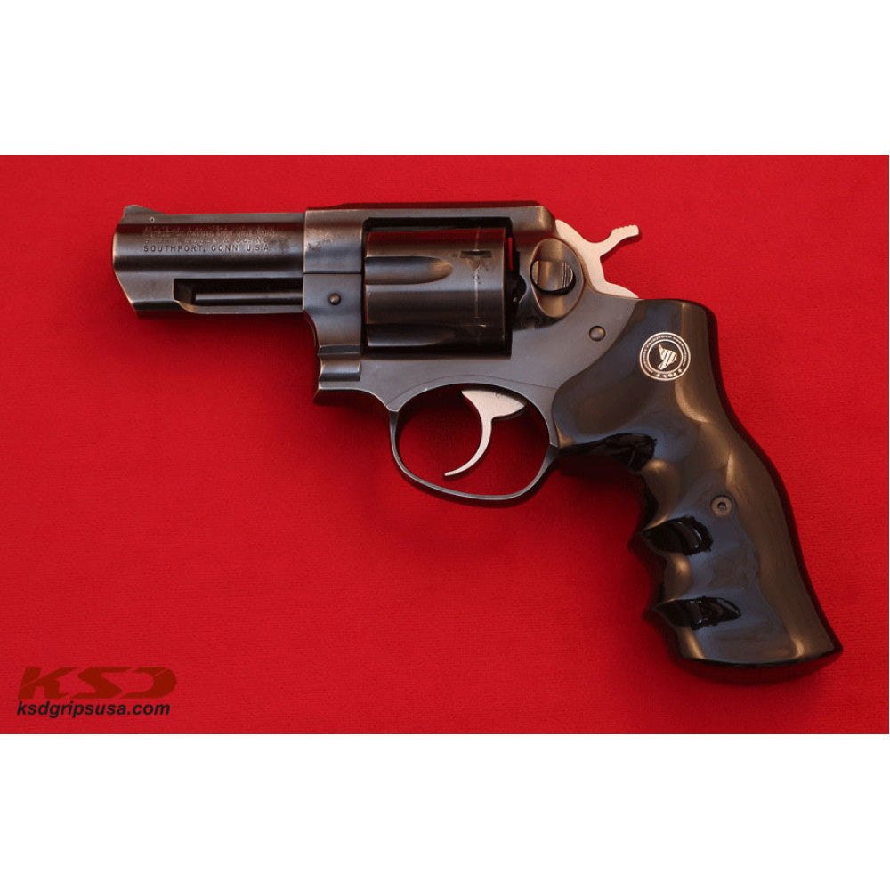 KSD Brand Ruger GP100, Acrylic Black Grips