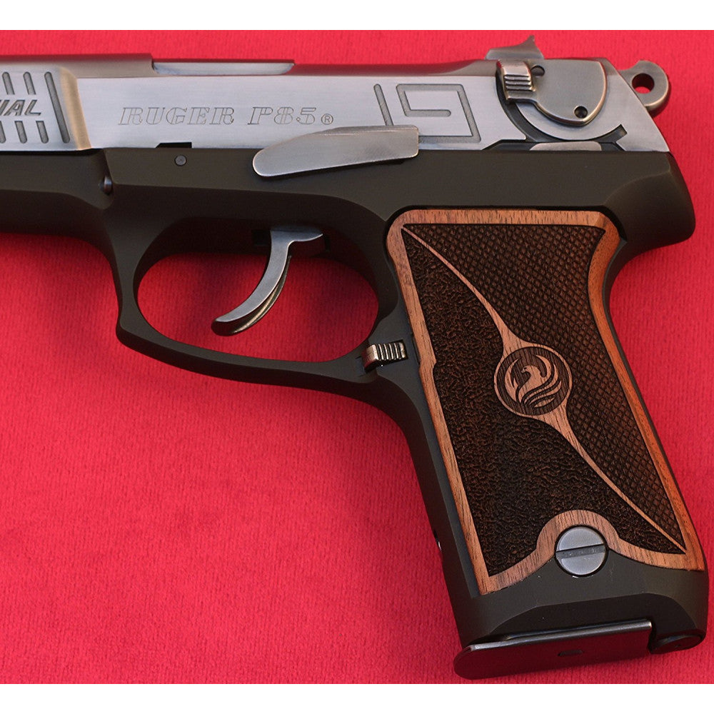 KSD Brand Ruger P85, P89, P90, P91, Turkish Walnut Grips
