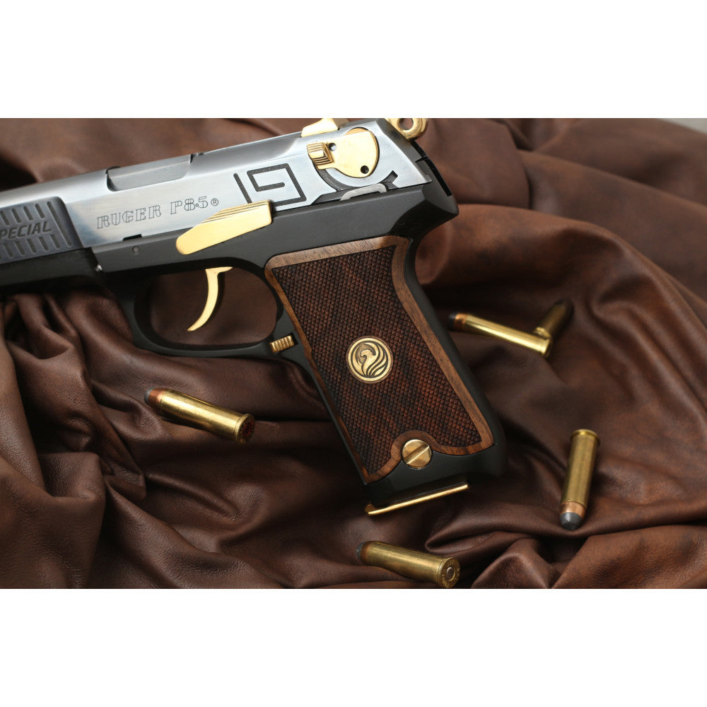 KSD Brand Ruger P85, P89, P90, P91, Turkish Walnut Grips