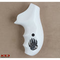 KSD Brand Ruger SP101, Acrylic White Grips