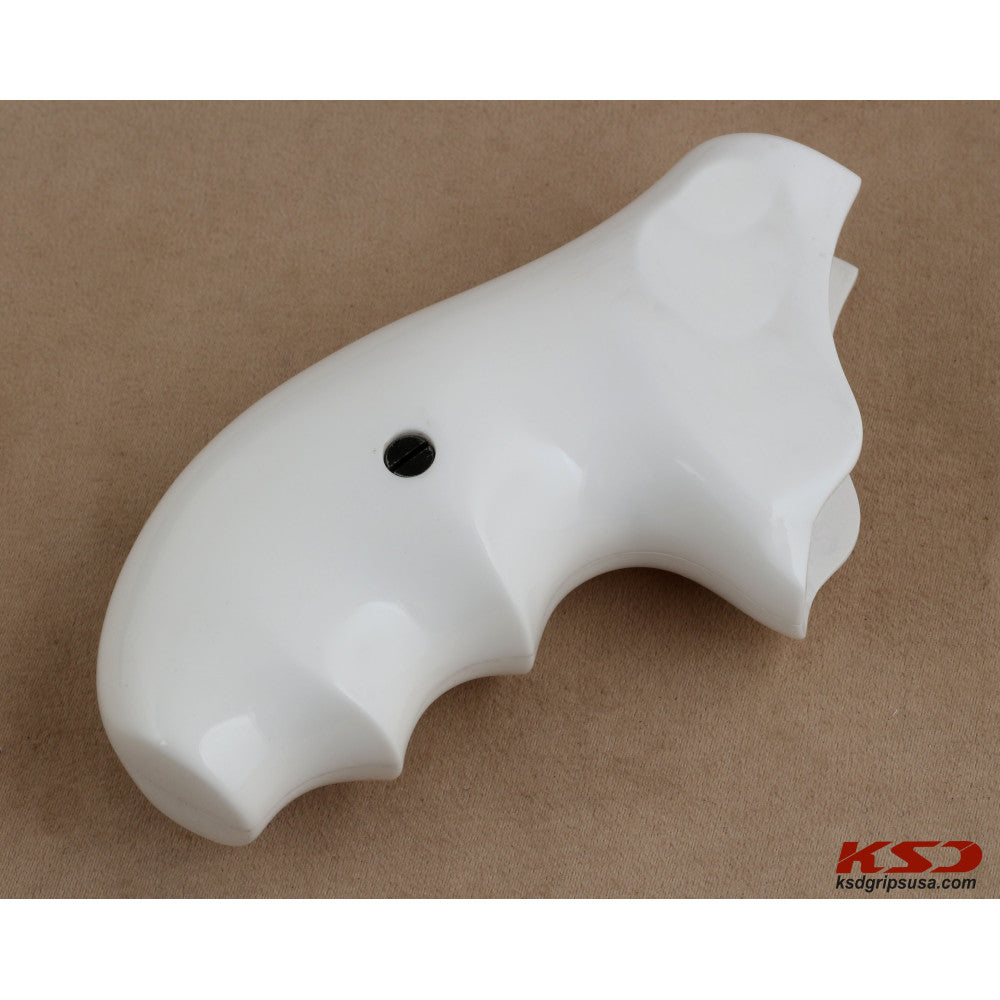 KSD Brand Ruger SP101, Acrylic White Grips