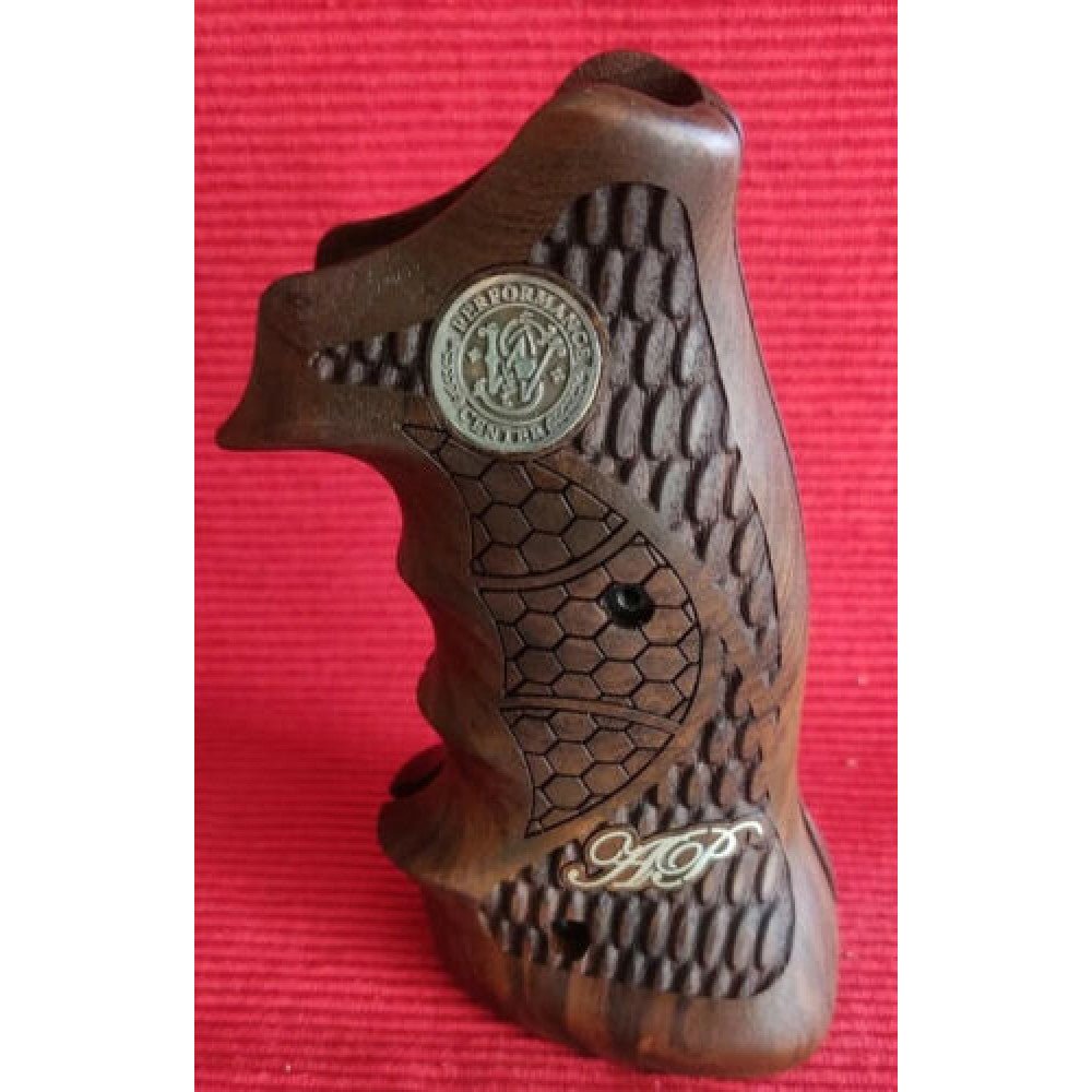 KSD Brand Smith Wesson N Frame Round Butt, Turkish Walnut Grips