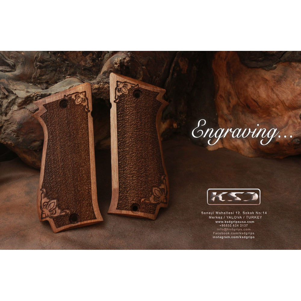 KSD Brand SAR (Sarsýlmaz) K2 45, K2 45 C, Turkish Walnut Grips