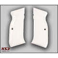 KSD Brand SAR (Sarsýlmaz) P8L / P8S / P8C / K11 / Kýlýnç 2000 Light, Acrylic White Grips