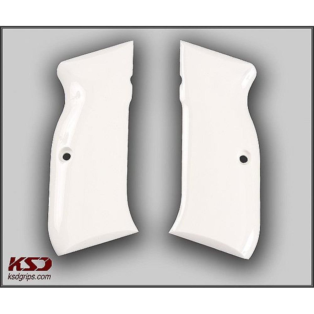 KSD Brand SAR (Sarsýlmaz) P8L / P8S / P8C / K11 / Kýlýnç 2000 Light, Acrylic White Grips