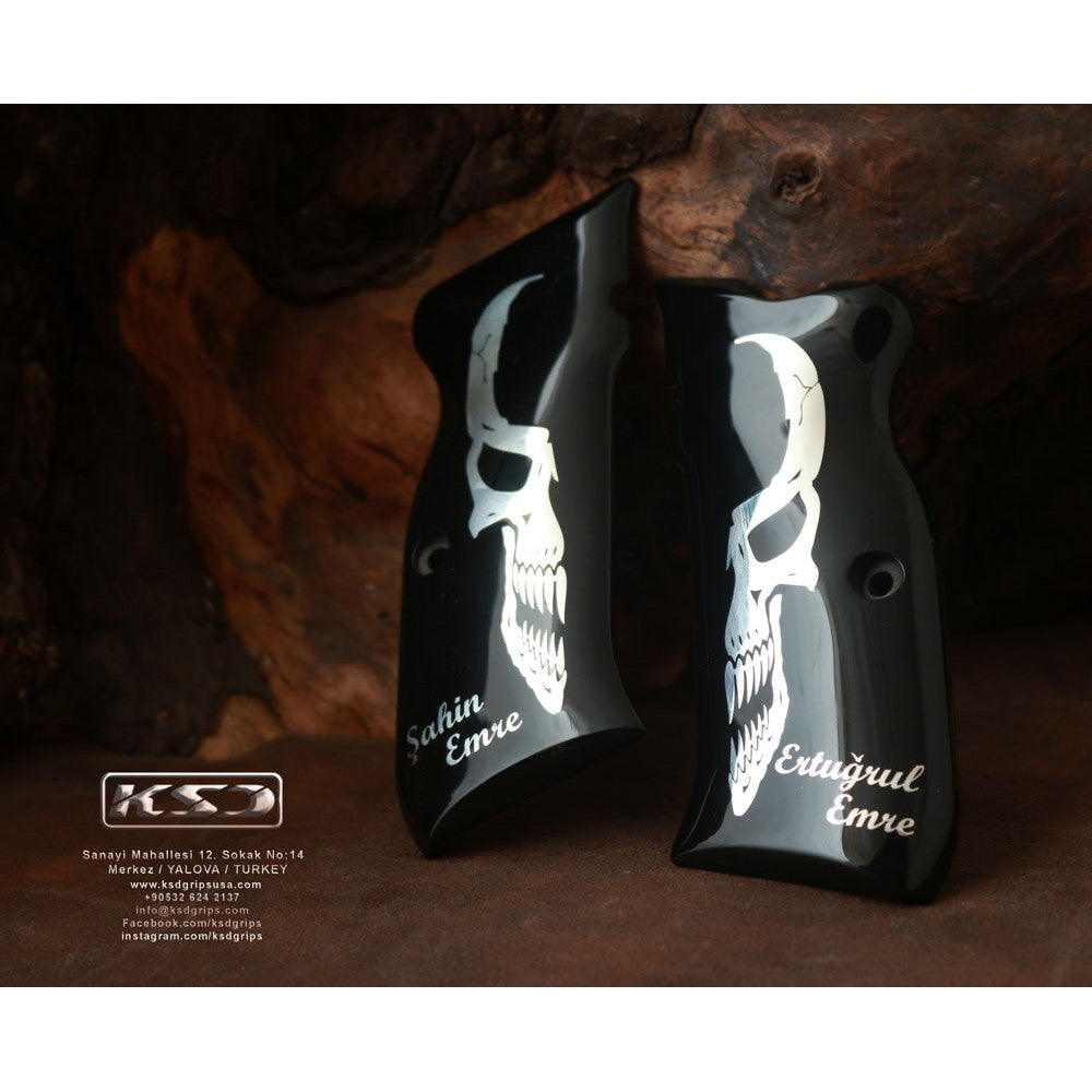 KSD Brand SAR (Sarsýlmaz) B6 Hawk / Kýlýnç 2000 Mega, Acrylic Black Grips
