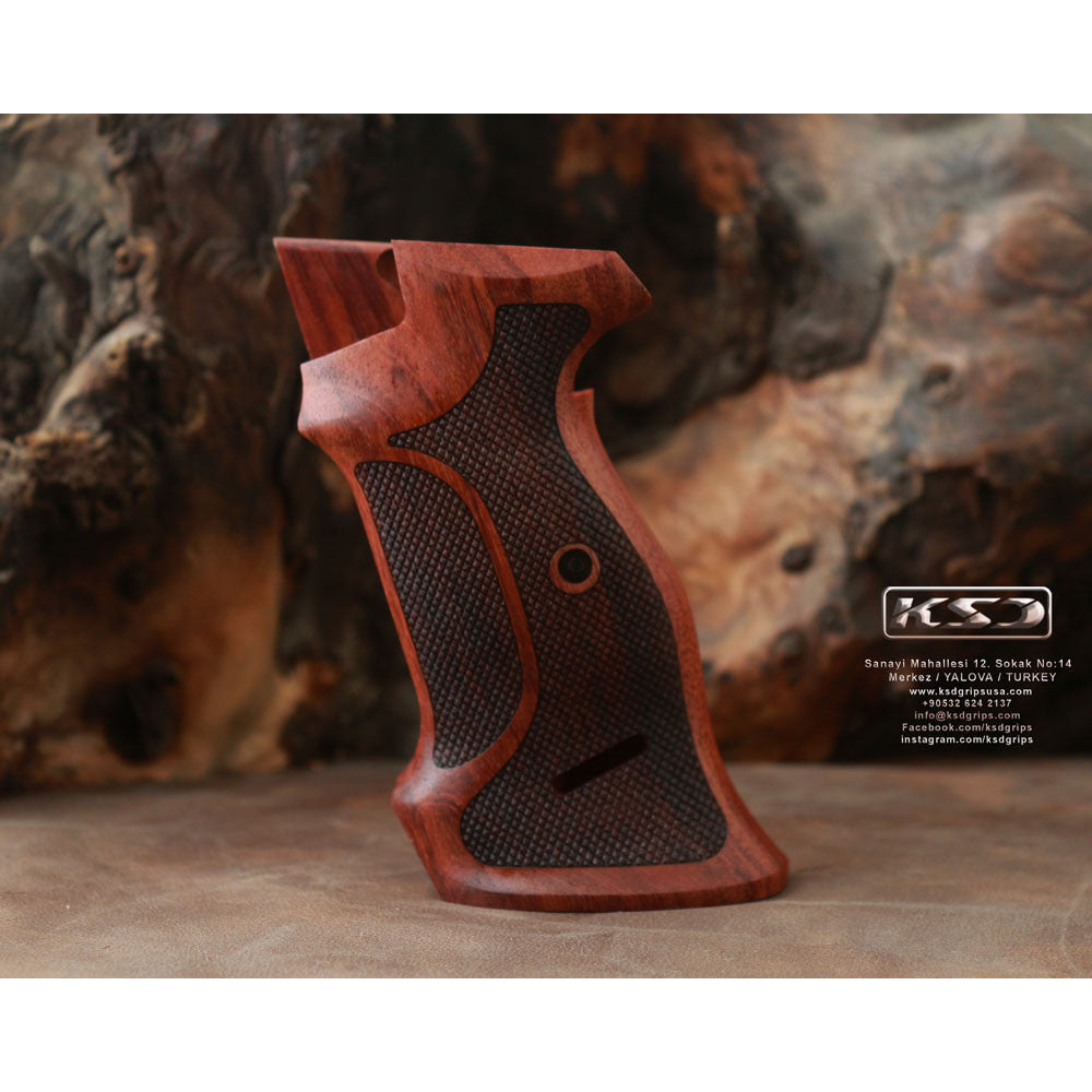 KSD Brand Sig P210-1 / P210-4 / P210-5 / P210-6 / DK M49 - With , Rosewood Grips