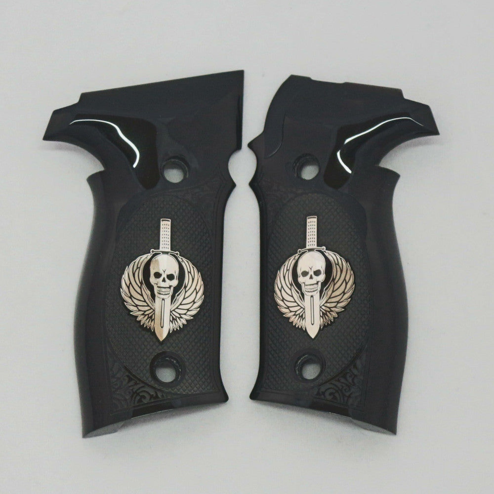 KSD Brand Sig Sauer P226 / P226 SL / P226 Sport / P226 Sport II / P226, Acrylic Black Grips