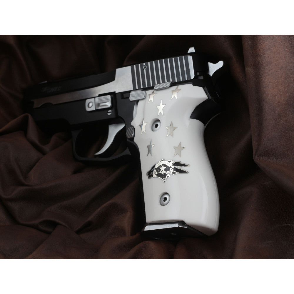 KSD Brand Sig Sauer P228 / P229 / M11 A1, Acrylic White Grips