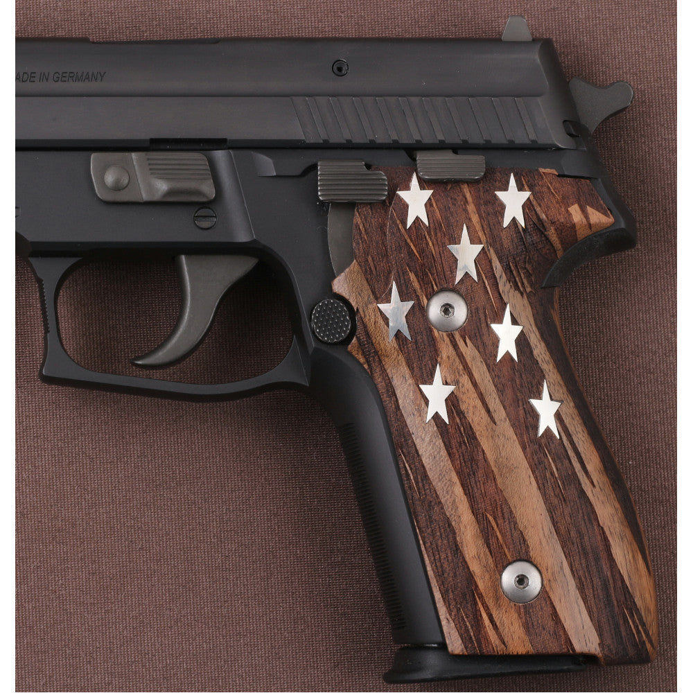 KSD Brand Sig Sauer P228 / P229 / M11 A1, Turkish Walnut Grips