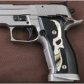 KSD Brand Sig Sauer X-Five P226 / X-Five SO / X-Five AL / X-Six / X-Si, Acrylic Black Grips