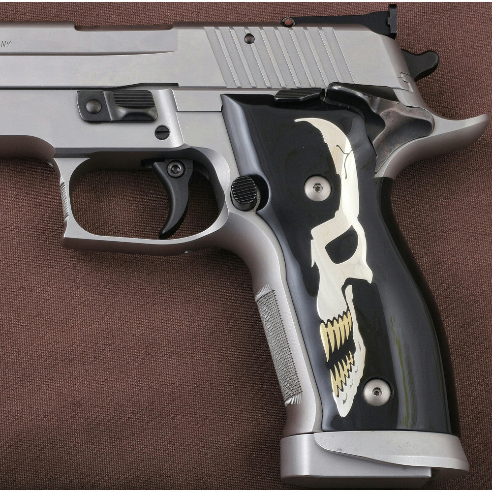 KSD Brand Sig Sauer X-Five P226 / X-Five SO / X-Five AL / X-Six / X-Si, Acrylic Black Grips
