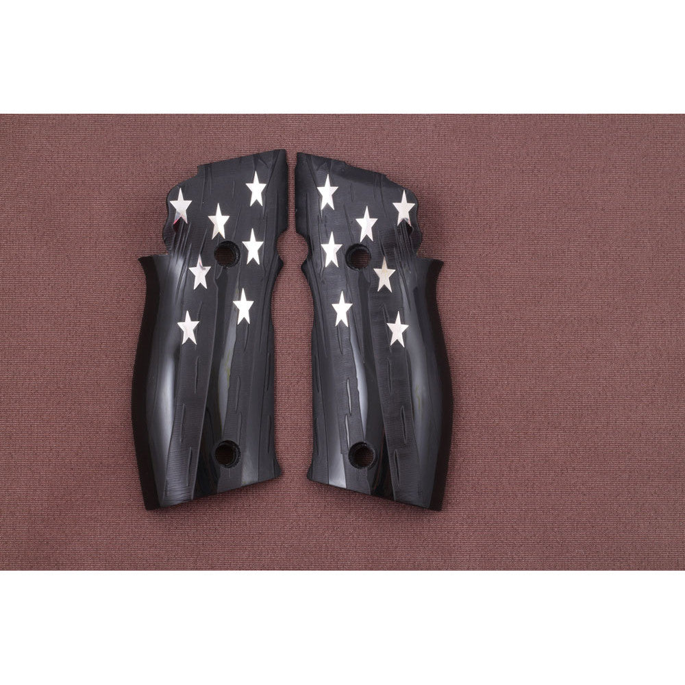 KSD Brand Sig Sauer X-Five P226 / X-Five SO / X-Five AL / X-Six / X-Si, Acrylic Black Grips