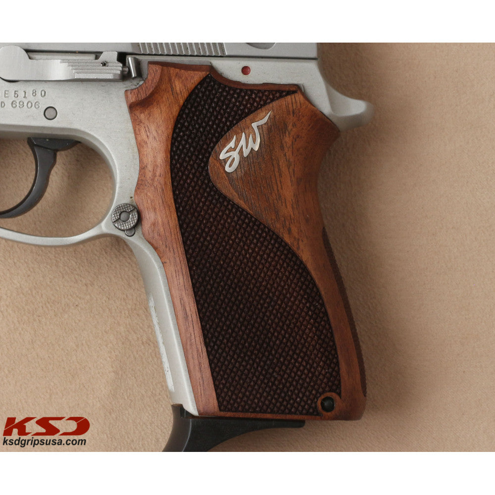 KSD Brand Smith Wesson 6906, Turkish Walnut Grips