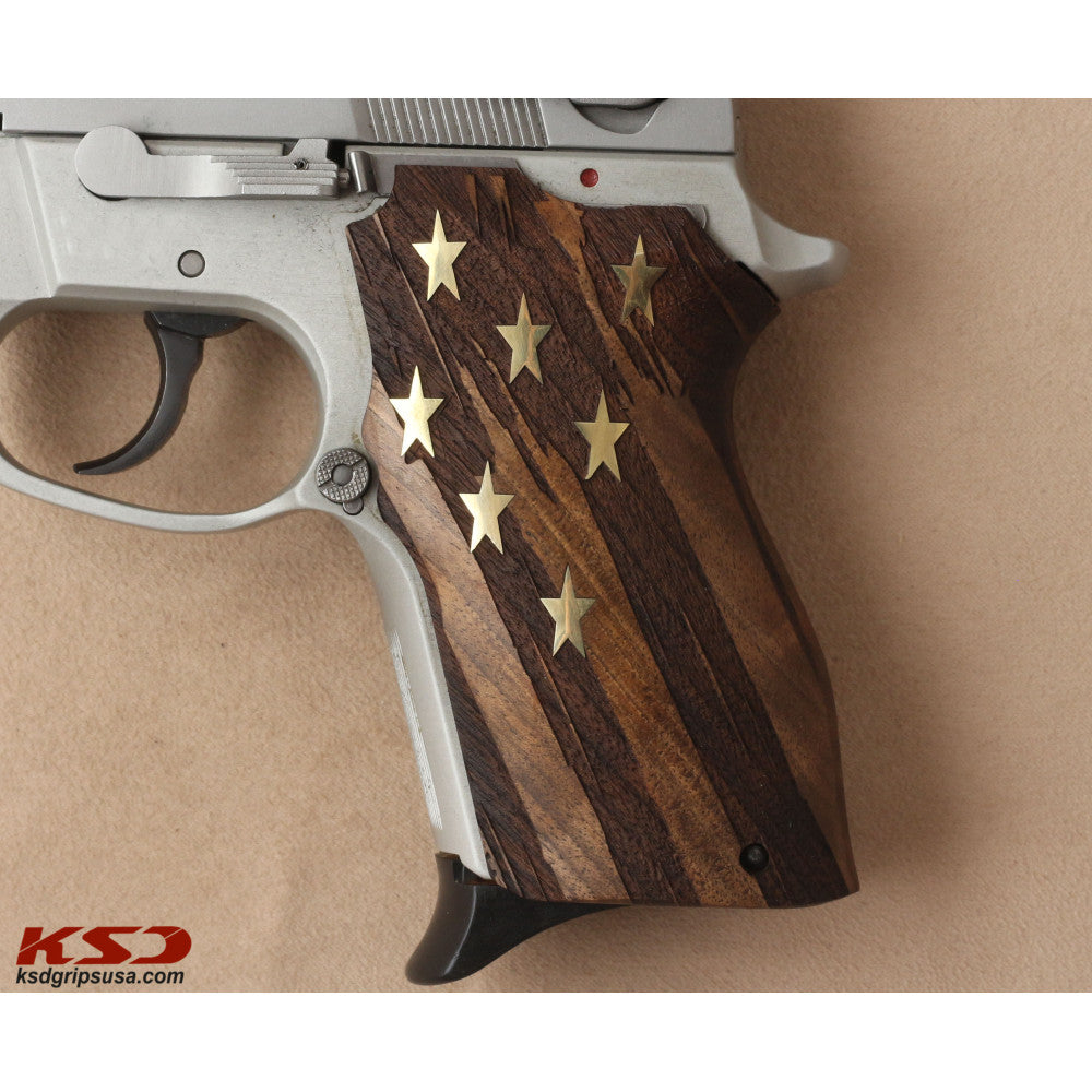 KSD Brand Smith Wesson 3913 TSW, Turkish Walnut Grips