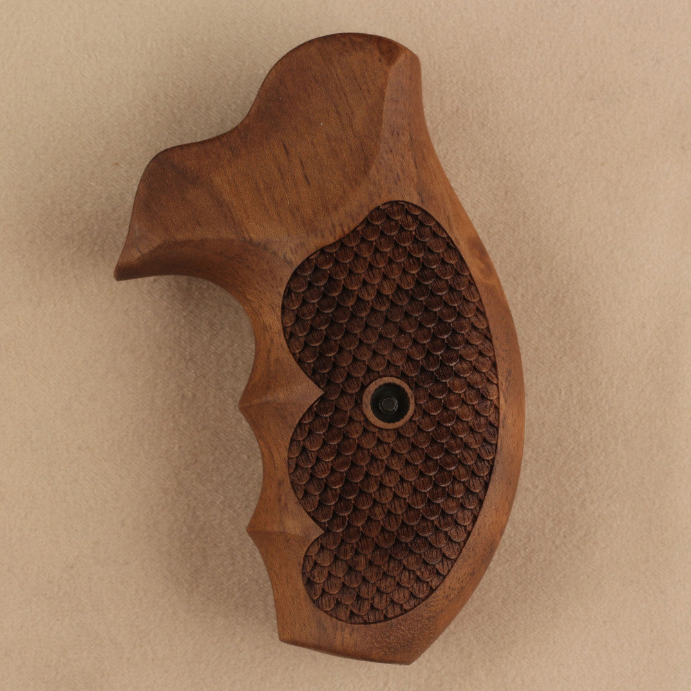 KSD Brand Smith Wesson J Frame Round Butt Models, Turkish Walnut Grips