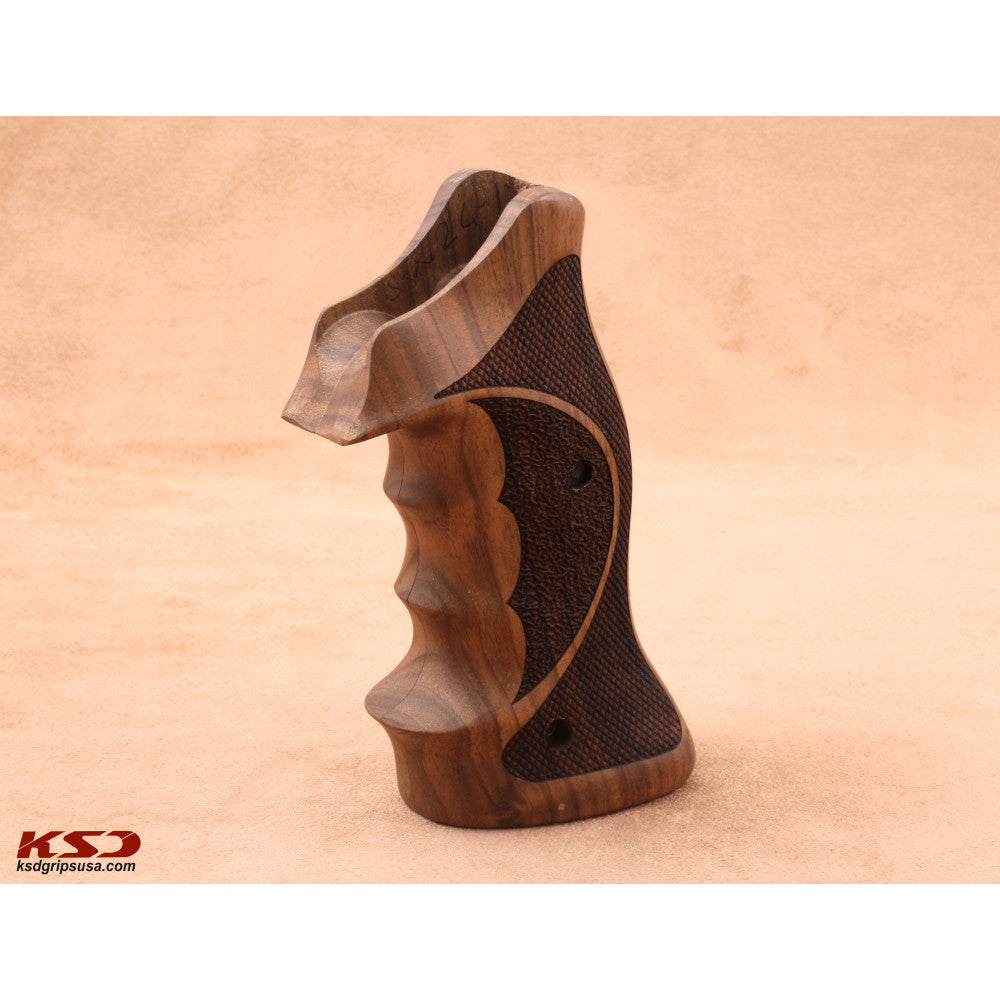KSD Brand Smith Wesson K/L - Frame Square Butt, Turkish Walnut Grips
