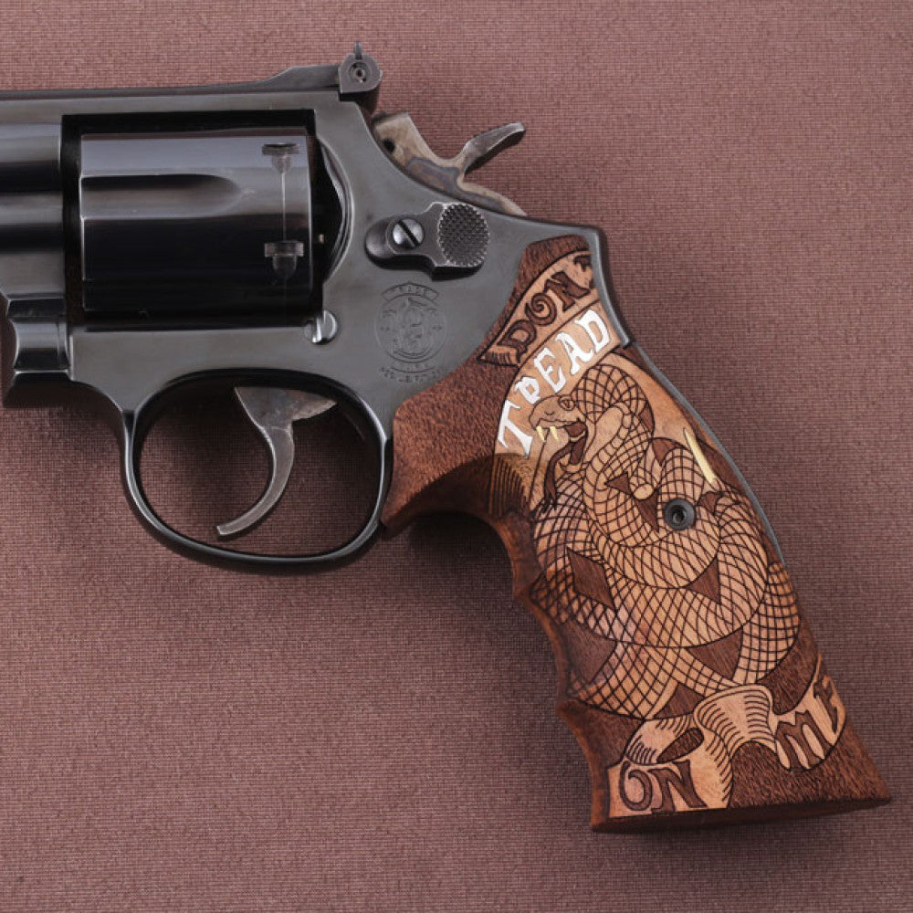 KSD Brand Smith Wesson N Frame Round Butt, Turkish Walnut Grips