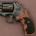 KSD Brand Smith Wesson K/L/X - Frame Round Butt, Turkish Walnut Grips