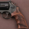 KSD Brand Smith Wesson K/L/X - Frame Round Butt, Turkish Walnut Grips
