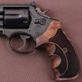 KSD Brand Smith Wesson K/L/X - Frame Round Butt, Turkish Walnut Grips