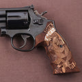 KSD Brand Smith Wesson K/L/X - Frame Round Butt, Turkish Walnut Grips