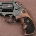 KSD Brand Smith Wesson K/L/X - Frame Round Butt, Turkish Walnut Grips