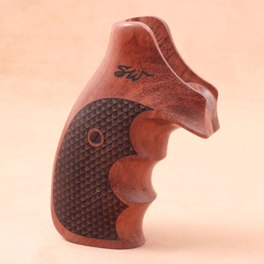 KSD Brand Smith Wesson K/L/X - Frame Round Butt, Rosewood Grips