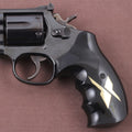 KSD Brand Smith Wesson N Frame Round Butt, Acrylic Black Grips