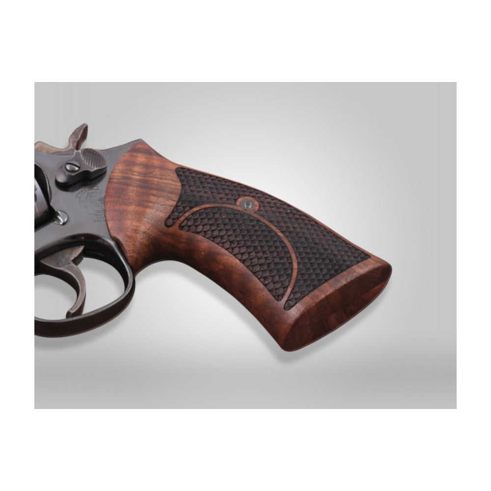 KSD Brand Smith Wesson K/L - Frame Square Butt, Turkish Walnut Grips
