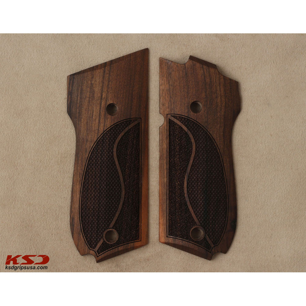 KSD Brand Smith Wesson Mod 39, Turkish Walnut Grips