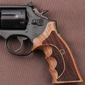 KSD Brand Smith Wesson N Frame Round Butt, Turkish Walnut Grips