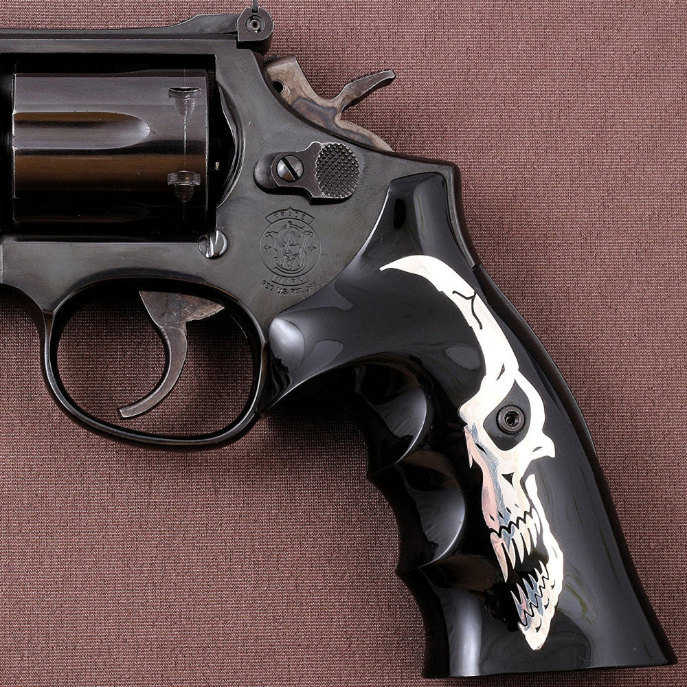 KSD Brand Smith Wesson N Frame Round Butt, Acrylic Black Grips