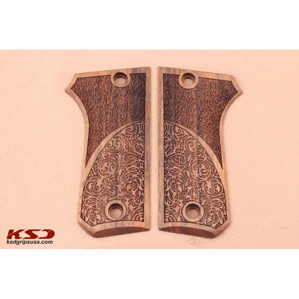 KSD Brand Unique RR 51 (Kapalý Fransýz Onlusu), Turkish Walnut Grips
